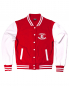 Preview: College Jacket: SUPPORT 81 HELLPORT - Redt White