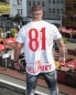 Preview: T-Shirt: ST.PAULI  - WHITE - RED