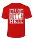 Preview: T-Shirt: STRAIGHT OUTTA HELL - Red
