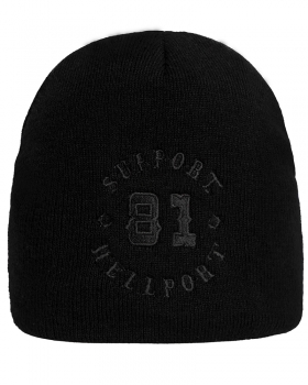 Beanie: S81 | Schwarz - Schwarz