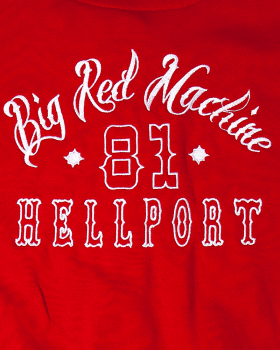 College Jacke: SUPPORT 81 HELLPORT - R-W