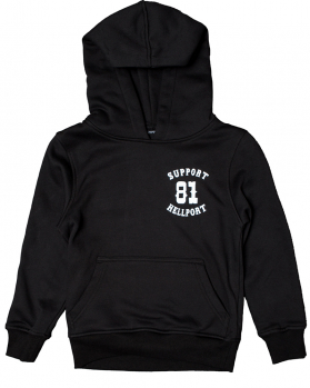 Hoodie: SUPPORT 81 - Schwarz