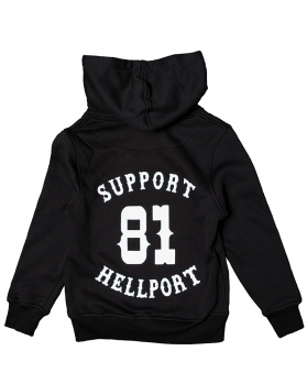 Hoodie: SUPPORT 81 - Schwarz