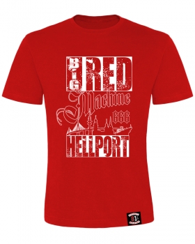 T-Shirt: B R M | SKYLINE - Rot