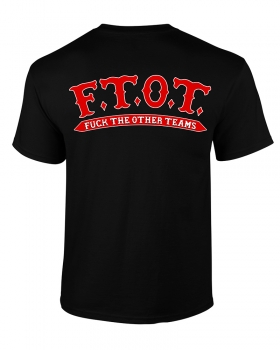 T-Shirt: FTOT ROT/WEISS - Schwarz
