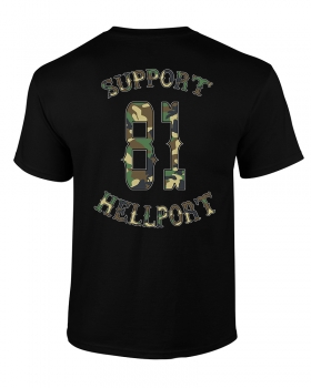T-Shirt: SUPPORT 81 | Camou - Black