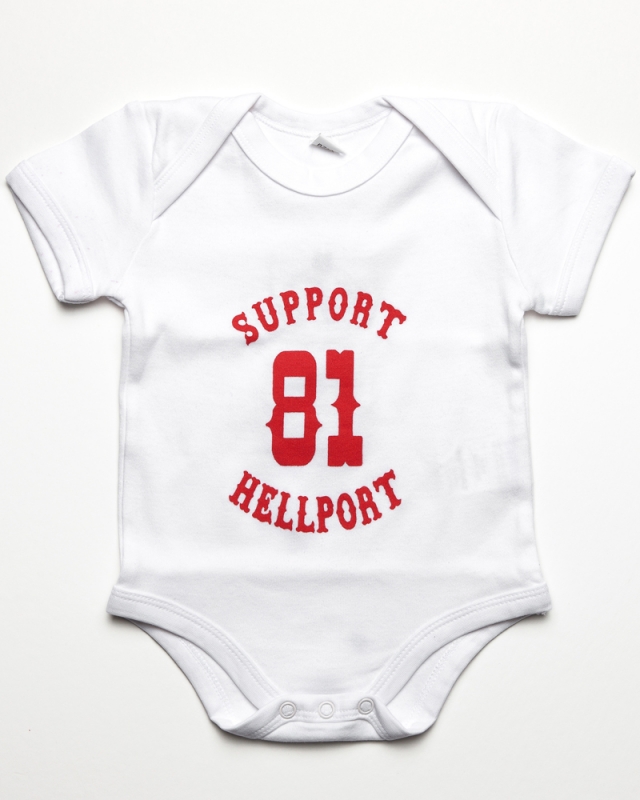 Baby Bodysuit : SUPPORT 81 - White
