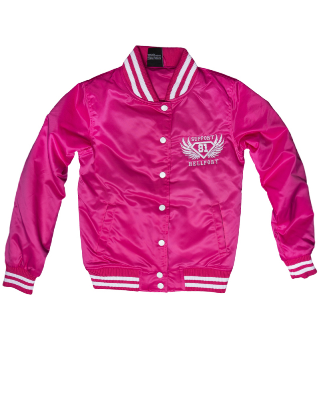 College Jacket: SUPPORT 81 HELLPORT - Pink