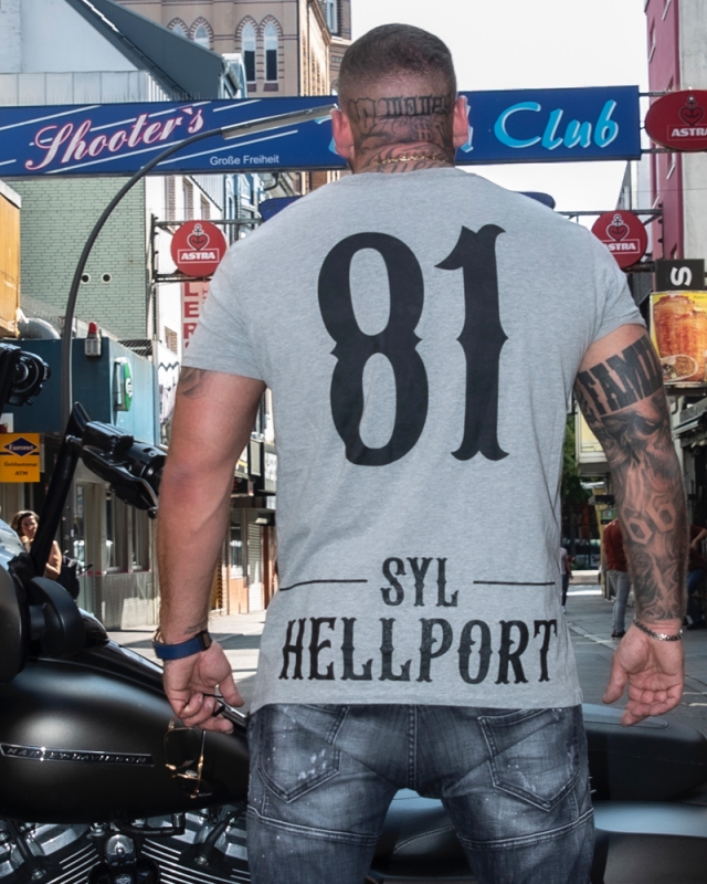 T-Shirt: ST.PAULI  - GREY - BLACK