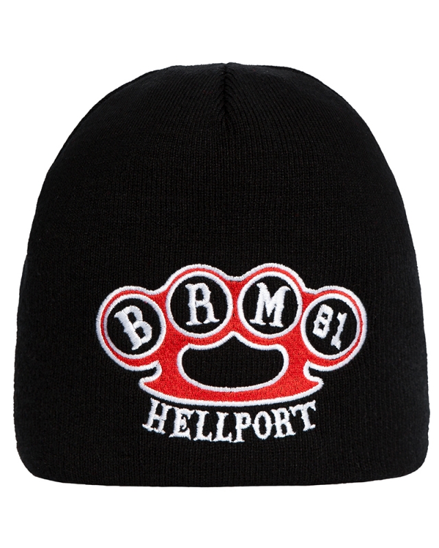 Beanie: Big Red Machine Brass Knuckles | Red White - Black