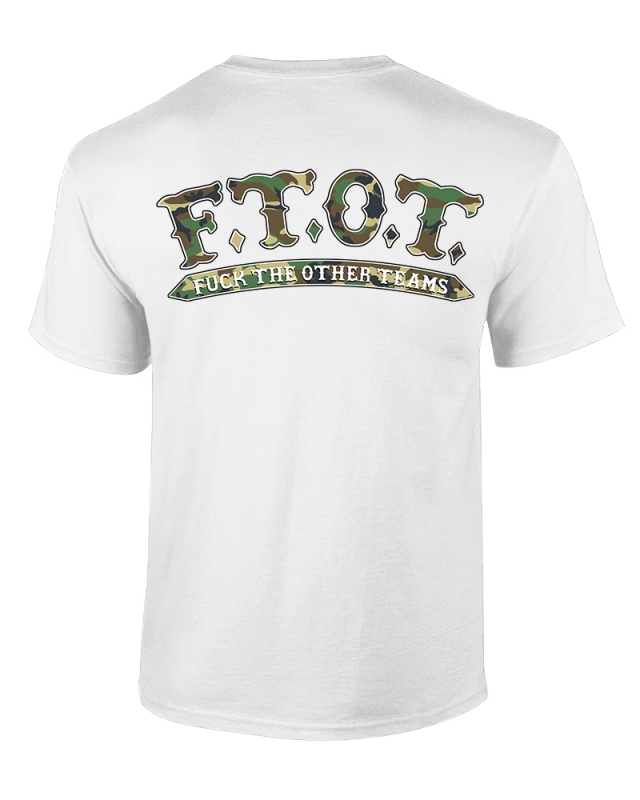 T-Shirt: FTOT Camou - White