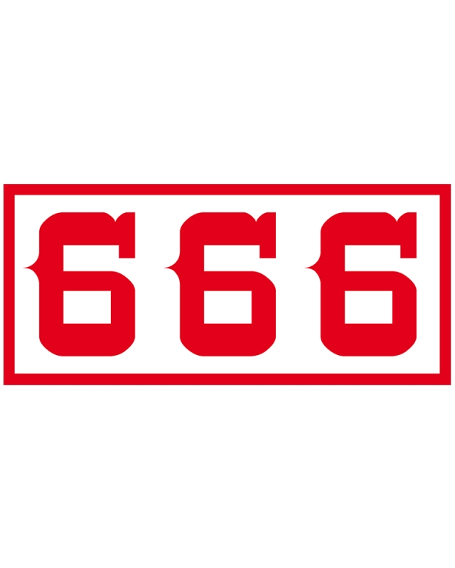 Aufkleber: 666